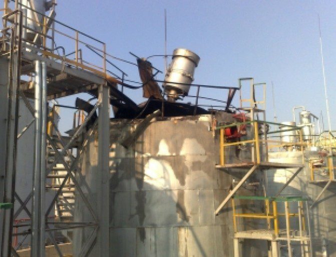Պայթյուն Արարատի «Արբիտ» նավթամշակման գործարանում