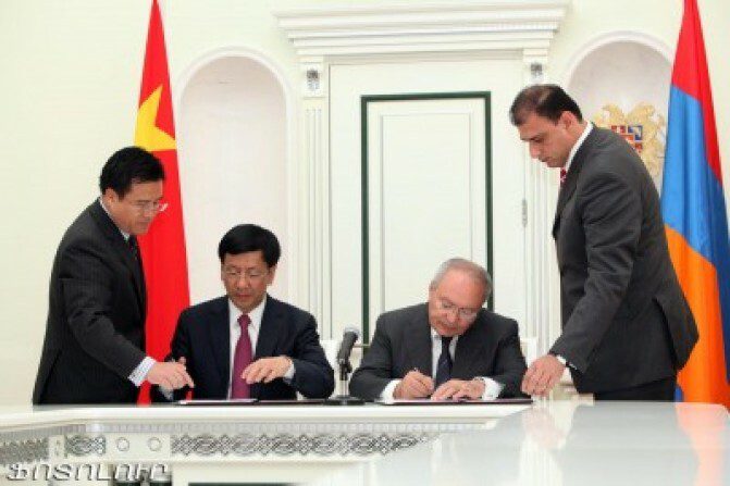 Հայաստանի եւ Չինաստանի գլխավոր դատախազները ստորագրեցին համագործակցության ծրագիր
