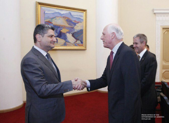 Տիգրան Սարգսյանն ընդունել է Ավստրալիայի վարչապետի հատուկ բանագնացին