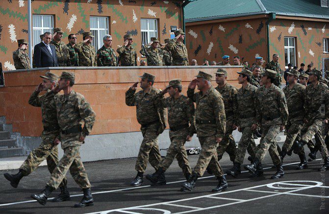 Սերժ Սարգսյանը մասնակցել է հակաօդային պաշտպանության զորամասի բացման արարողությանը
