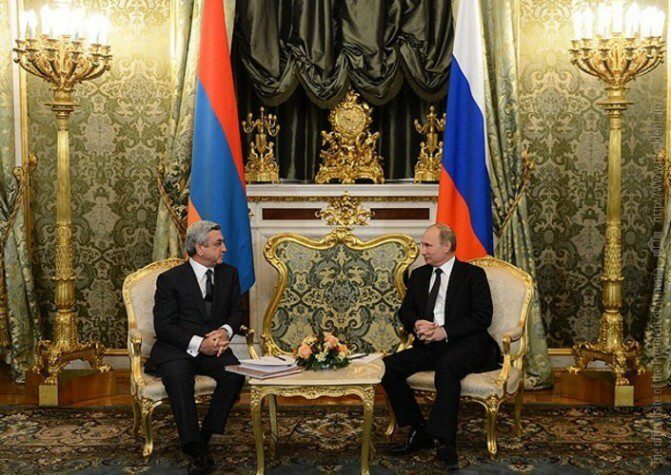 Սերժ Սարգսյանն այսօր Մոսկվայում հանդիպում է ունեցել ՌԴ նախագահ Վլադիմիր Պուտինի հետ