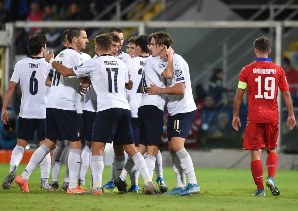 Հայաստանի հավաքականի նկատմամբ տարած հաղթանակը իտալացիների ամենախոշոր հաշվով հաղթանակն է 1948 թվականից ի վեր